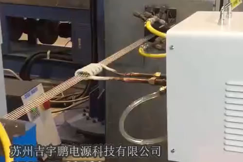 鋼絲在線退火現場視頻